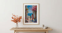 Muscat Oman Art Print, Muttrah Corniche Decor, Mothers Day Gift From Son, Mom And Son Poster, Museum Quality Decor