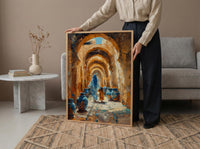 Nizwa Oman Art Print, Ancient Archway Decor, Mothers Day Gift From Daughter, Mother Daughter Poster, Shipped Wall Art
