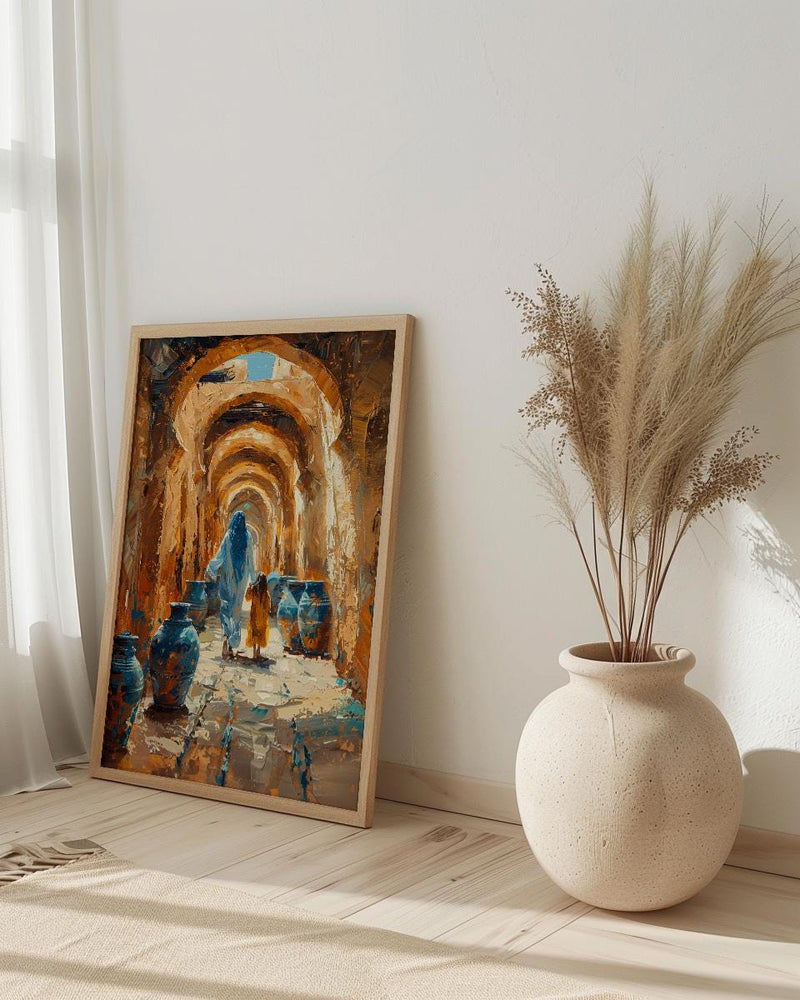 Nizwa Oman Art Print, Ancient Archway Decor, Mothers Day Gift From Daughter, Mother Daughter Poster, Shipped Wall Art