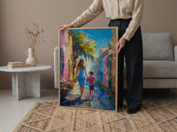Charleston Rainbow Row Print, Mothers Day Gift From Son, Southern Wall Art, Mom And Son Poster, Museum Quality Decor