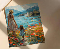 Victoria BC Art Print, Canadian Spring Wall Art, Mothers Day Gift From Daughter, Mother Daughter Poster, Shipped Wall Art