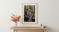 Grand Piano Wall Decor, Grandmother Art Print - Gift for Grandma