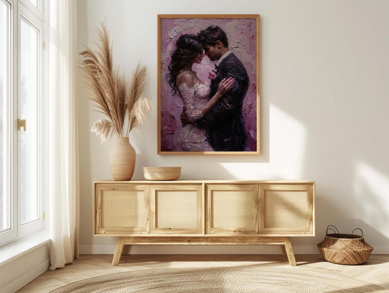 First Dance Wall Art, Romantic Couple Print - Wedding Gift for Couple