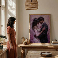 First Dance Wall Art, Romantic Couple Print - Wedding Gift for Couple