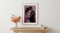 First Dance Wall Art, Romantic Couple Print - Wedding Gift for Couple