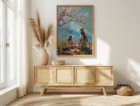 Apple Orchard Art Print, Mom Child Poster - Mother's Day Gift