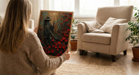 The Magician Tarot Art Print, Red Poppy Spring Decor - Witchy Room Decor