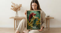 Temperance Tarot Wall Decor, Yellow Daffodil Spring - Living Room Decor