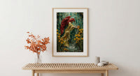 Temperance Tarot Wall Decor, Yellow Daffodil Spring - Living Room Decor