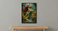 Temperance Tarot Wall Decor, Yellow Daffodil Spring - Living Room Decor