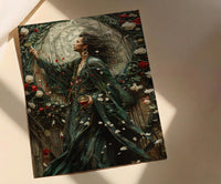 The Magician Tarot Wall Art, Cherry Blossom Decor - Housewarming Gift