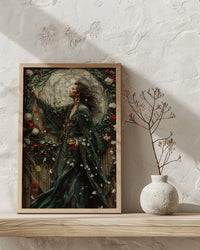 The Magician Tarot Wall Art, Cherry Blossom Decor - Housewarming Gift