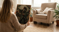 The Magician Tarot Wall Art, Cherry Blossom Decor - Housewarming Gift