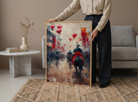 Chinese Wedding Procession Art, Red Sedan Chair Decor - Asian Wedding Gift