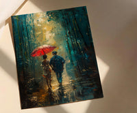 Kyoto Bamboo Forest Poster, Japanese Nature Art - Master Bedroom Decor
