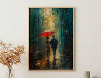 Kyoto Bamboo Forest Poster, Japanese Nature Art - Master Bedroom Decor