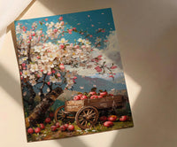 Kazakhstan Apple Blossom Art Print, Spring Nature Decor - Housewarming Gift