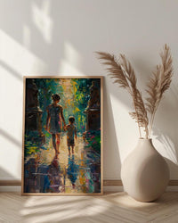 Vienna Palace Wall Art, Mother and Son Poster - Gift for Mom