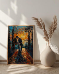 Tuscany Vineyard Wedding Art, Italian Decor - Newlywed Gift