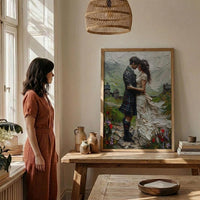 Scottish Castle Wedding Art, Highland Decor - European Heritage