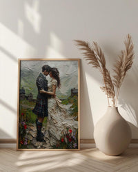 Scottish Castle Wedding Art, Highland Decor - European Heritage