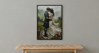 Scottish Castle Wedding Art, Highland Decor - European Heritage