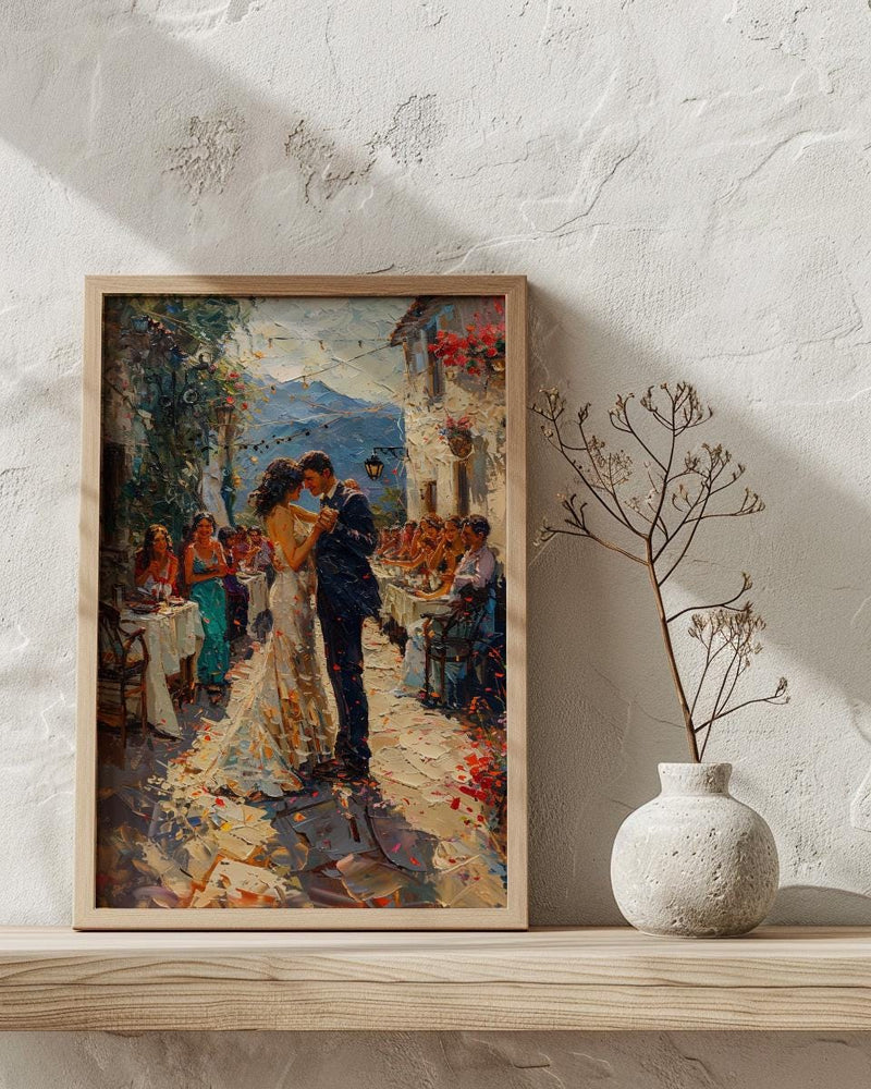 Polish Folk Wedding Art, Central Europe Decor - Anniversary Gift
