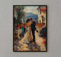 Polish Folk Wedding Art, Central Europe Decor - Anniversary Gift