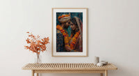 Indian Wedding Art Print, Varmala Ceremony Decor - Desi Wedding Gift