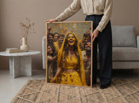 Haldi Ceremony Poster, Yellow Indian Decor - Hindu Wedding Gift