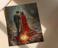 Saat Phere Print, Hindu Wedding Ceremony Art - Spiritual Wall Art