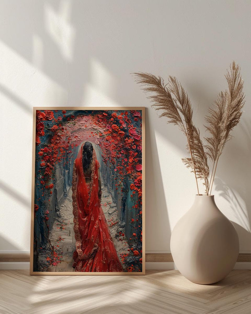 Indian Bride Art, Phoolon Ki Chaadar Decor - Desi Wedding Gift