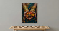 Mehndi Hand Wall Art, Indian Bride Decor - Anniversary Gift