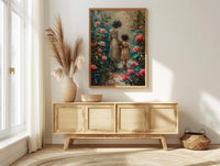 Historic Garden Wall Art, Mother Child Poster - Mother's Day Gift