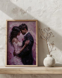 First Dance Wall Art, Romantic Couple Print - Wedding Gift for Couple