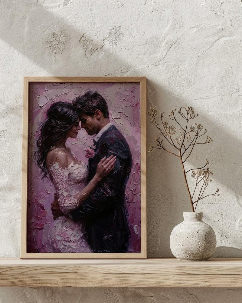 First Dance Wall Art, Romantic Couple Print - Wedding Gift for Couple