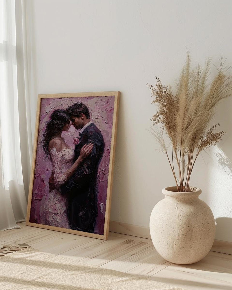 First Dance Wall Art, Romantic Couple Print - Wedding Gift for Couple