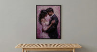 First Dance Wall Art, Romantic Couple Print - Wedding Gift for Couple