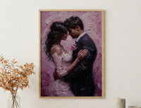 First Dance Wall Art, Romantic Couple Print - Wedding Gift for Couple