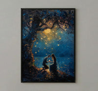 Marriage Proposal Wall Decor, Ancient Tree Art Print - Engagement Gift