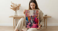 Baraat Procession Art, Indian Wedding Decor - Desi Wedding Gift