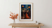 Sangeet Night Poster, Indian Dance Wall Art - Anniversary Gift