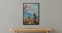 Apple Orchard Art Print, Mom Child Poster - Mother's Day Gift