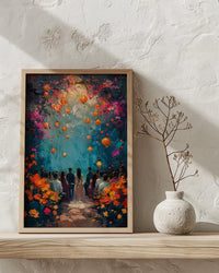 Indian Mandap Poster, Hindu Ceremony Decor - Desi Wedding Gift