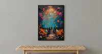 Indian Mandap Poster, Hindu Ceremony Decor - Desi Wedding Gift
