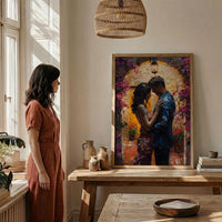 Mexican Hacienda Art, Latin Wedding Decor - Newlywed Gift