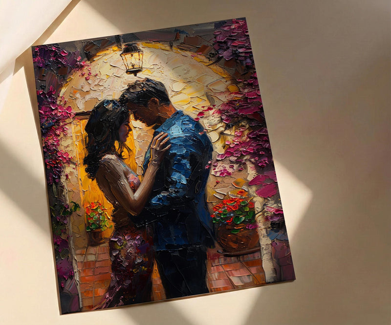 Mexican Hacienda Art, Latin Wedding Decor - Newlywed Gift