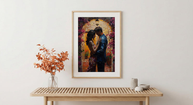 Mexican Hacienda Art, Latin Wedding Decor - Newlywed Gift