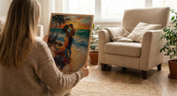 Caribbean Wedding Art, Beach Salsa Dance - Tropical Decor