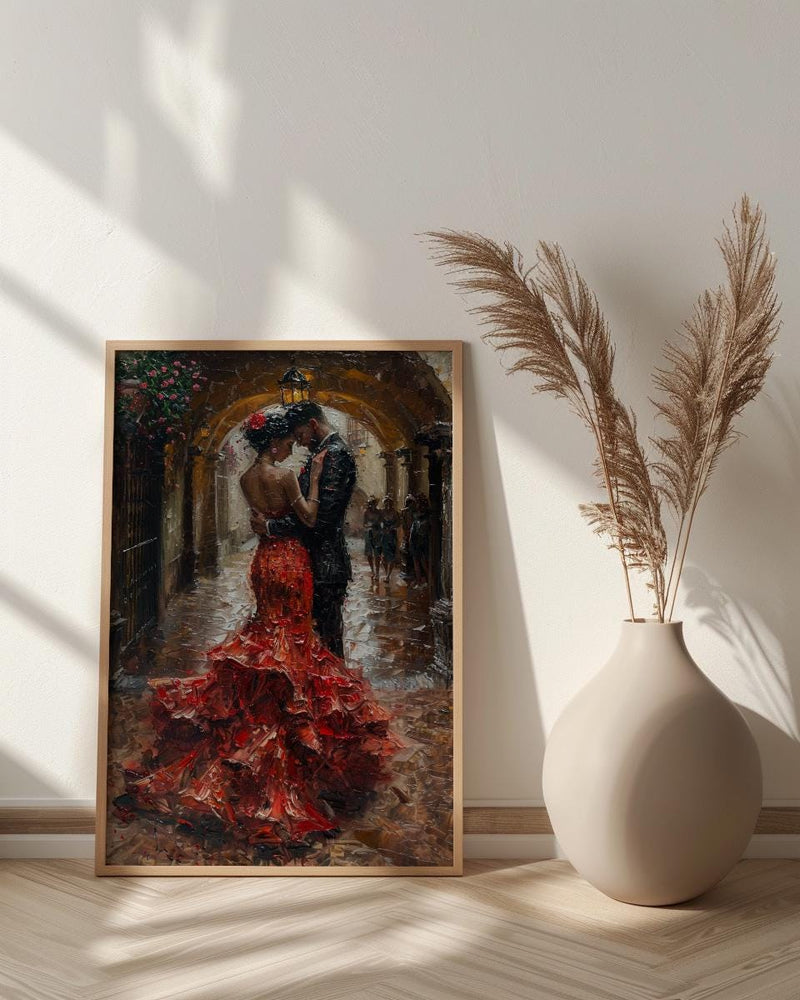 Flamenco Dancer Art, Spanish Wedding Decor - Anniversary Gift